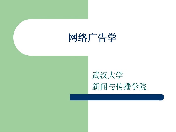 网络广告实务视频教程 32讲 武汉大学